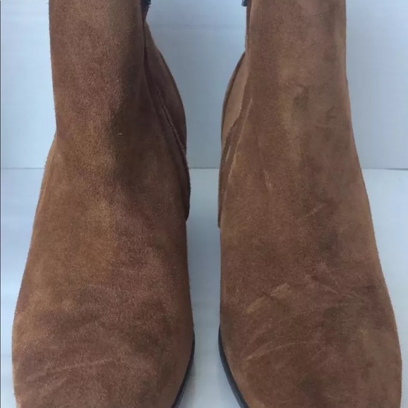 COPY - Paul Green women Brown Suede Ankle Boot Block heel 10 - Picture 4 of 12